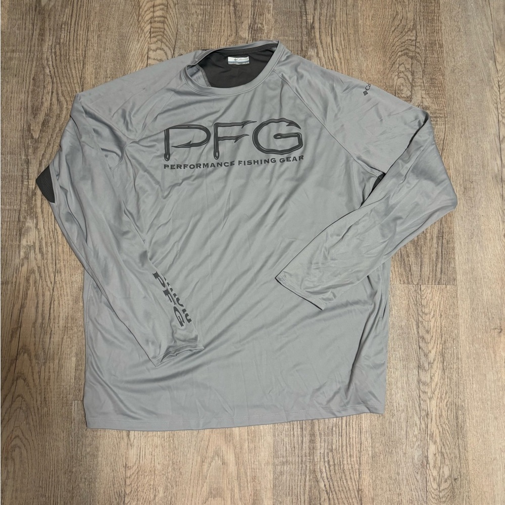 Columbia Gray Long Sleeve Men's Shirt